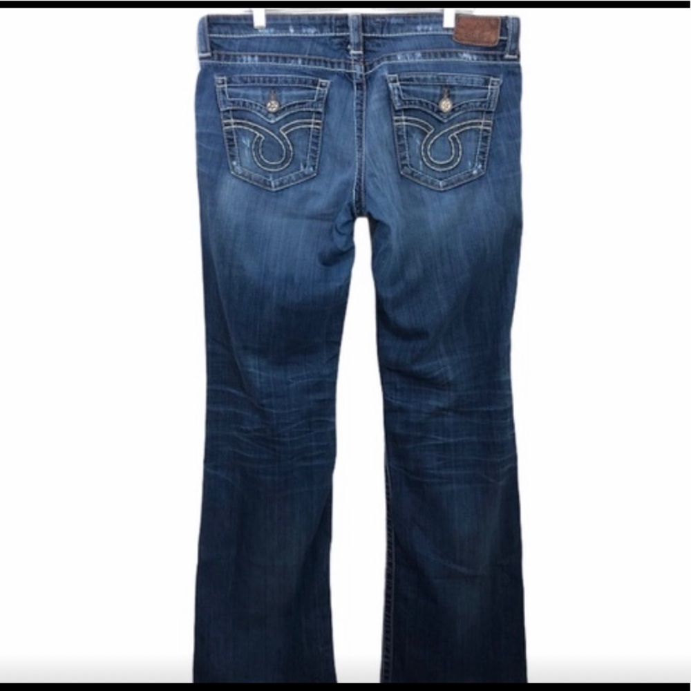 Big Star “Liv” Factory Distressed Denim Jeans 36